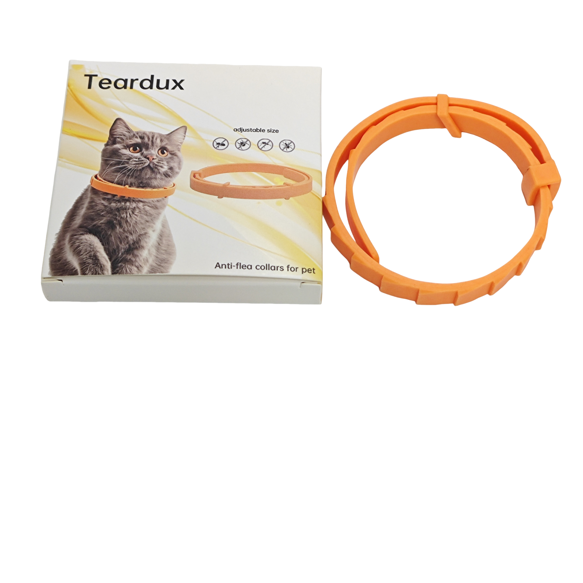 Teardux Adjustable Anti-Flea Collars for Pet & Tick Collar for Cats and Small Dogs - 图片 4